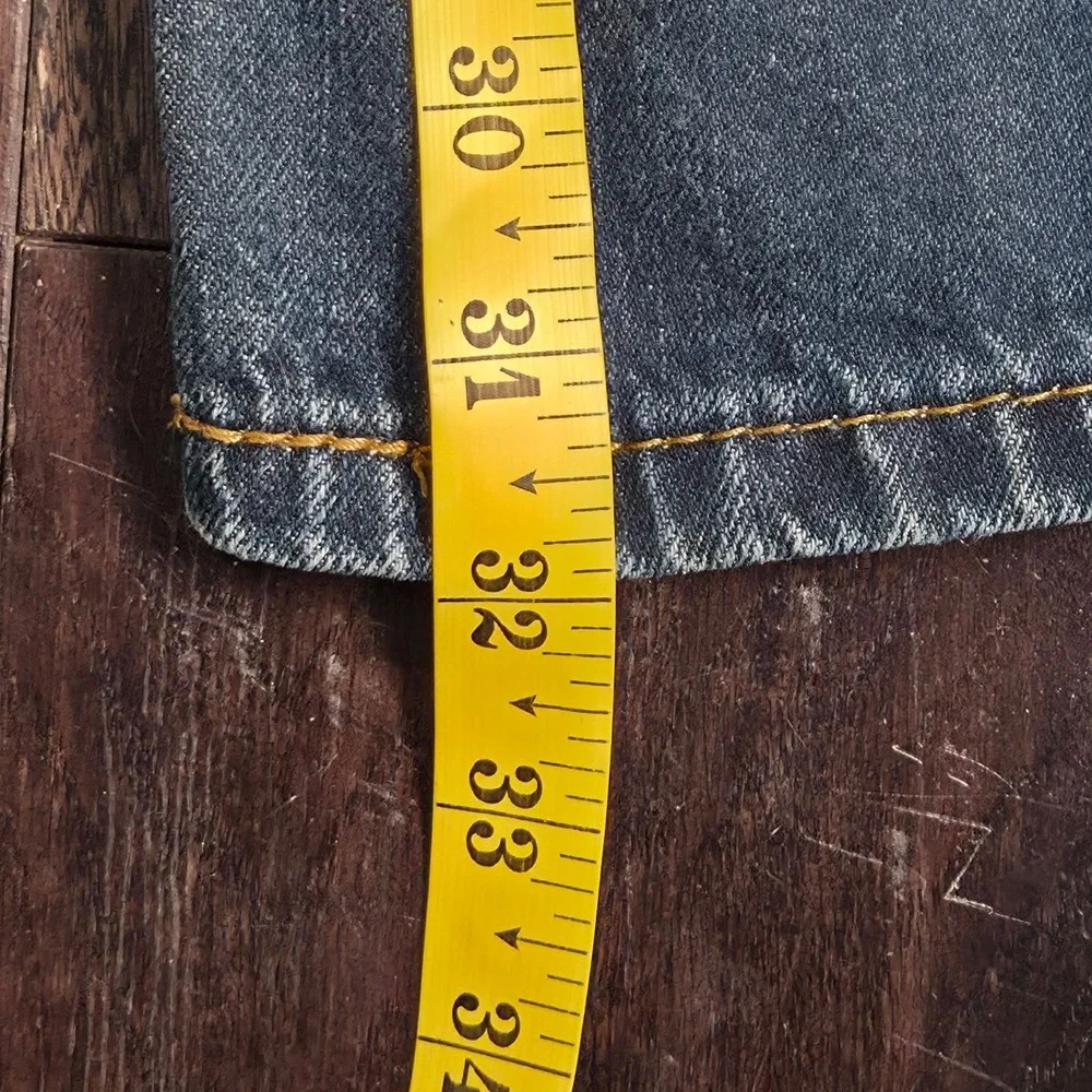 Levis 559 Relaxed Straight Jeans Mens 33x32 Blue Denim Measures 34×32